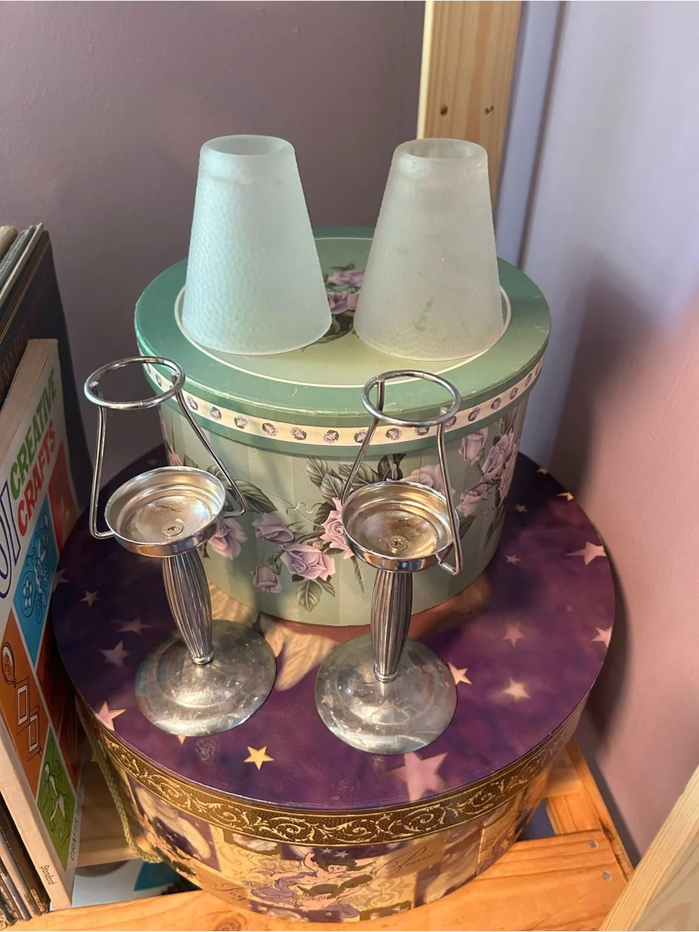 Whimsical Set of Tea-light Lamps